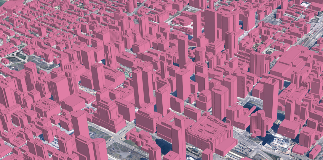 3D buildings